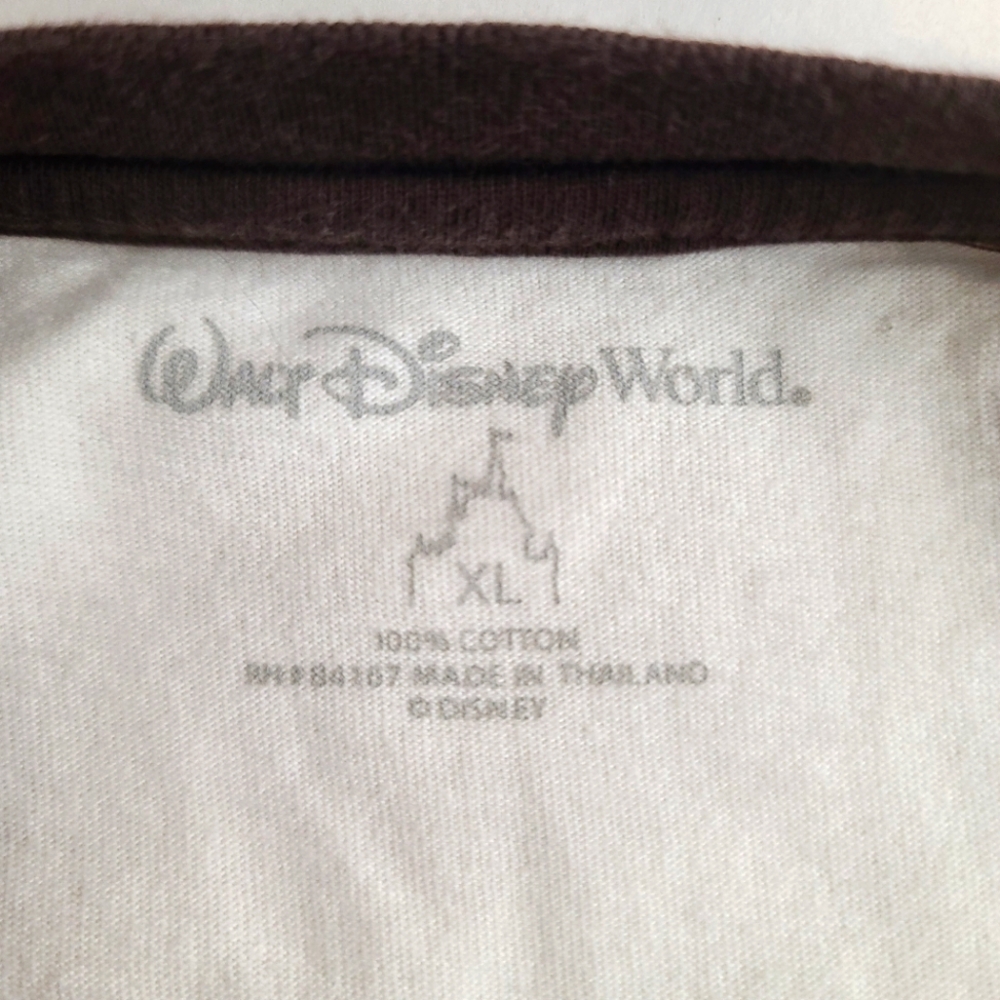 Vintage Walt Disney World Grumpy Graphic Print Varsity Collegiate Tee - Picture 5 of 10
